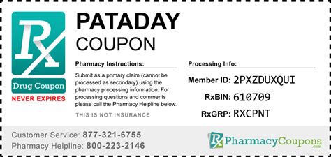 Create or log into your MyAlcon account today to get your exclusive 5. . Walgreens pataday coupon
